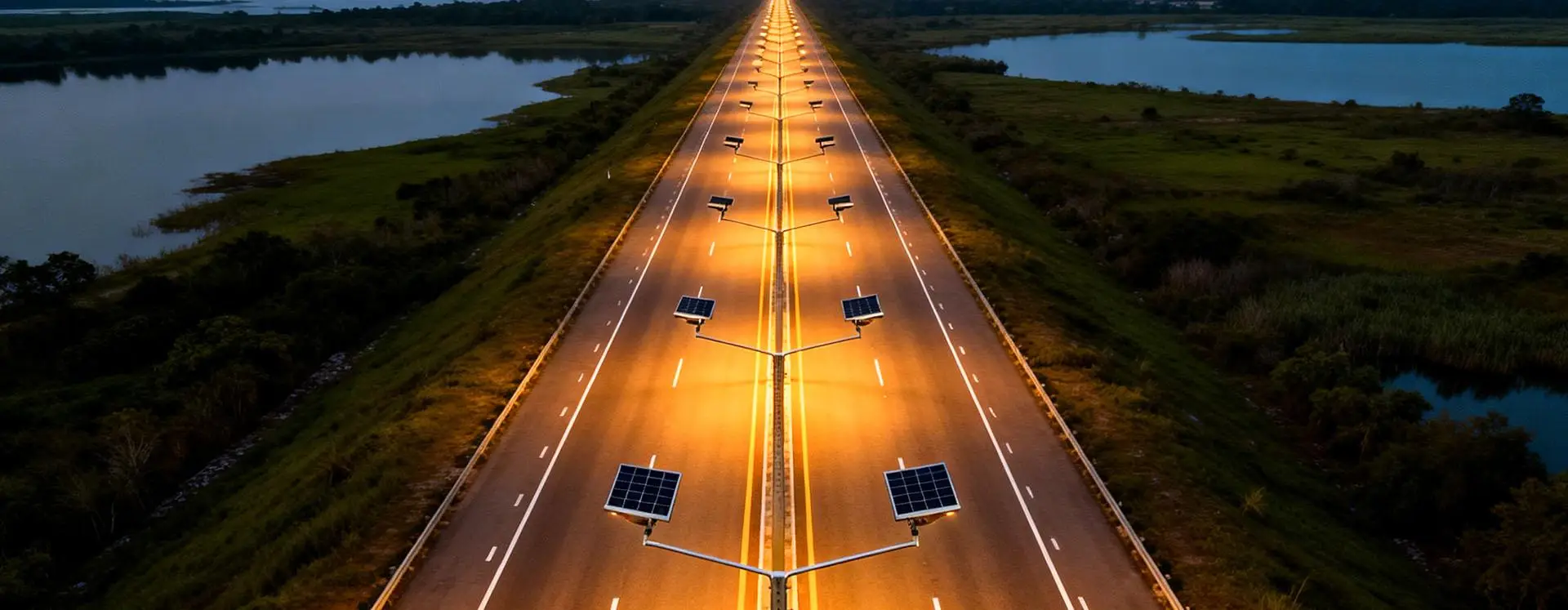 7,000 solar LED street lights delivered and installed for a large-scale project