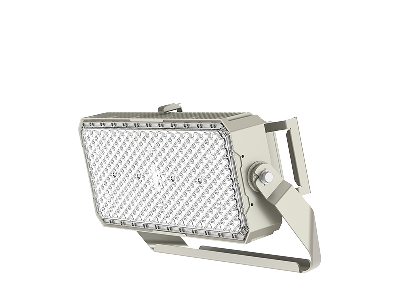 ROKEE G23 RGBW LED stadium light single-module front view