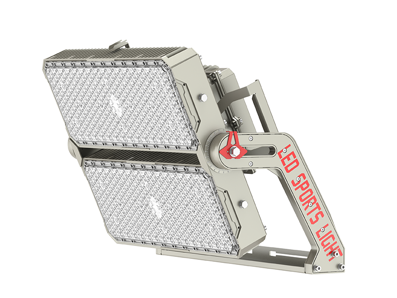 ROKEE G23 1800W RGBW LED stadium light dual-module front view