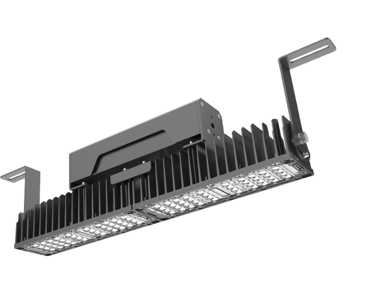 G13(B) LED linear high bay tunnel light with dual mounting brackets