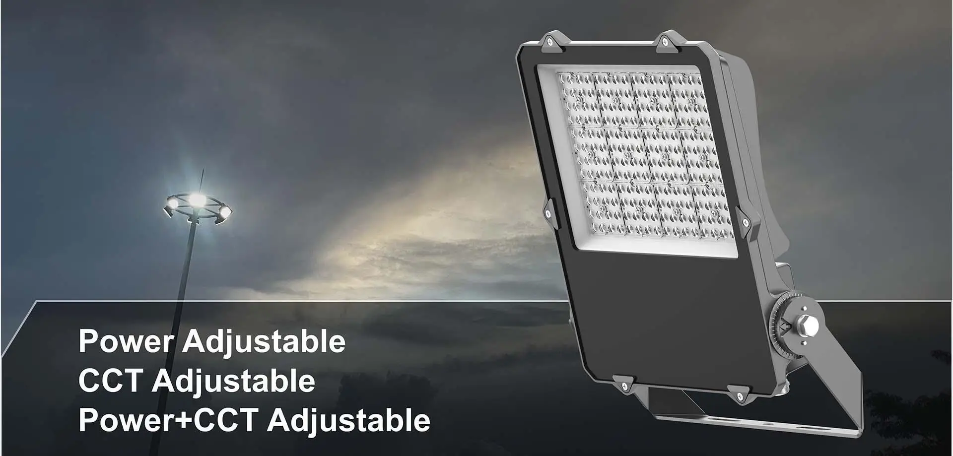 G7 Series power and CCT adjustable LED flood light