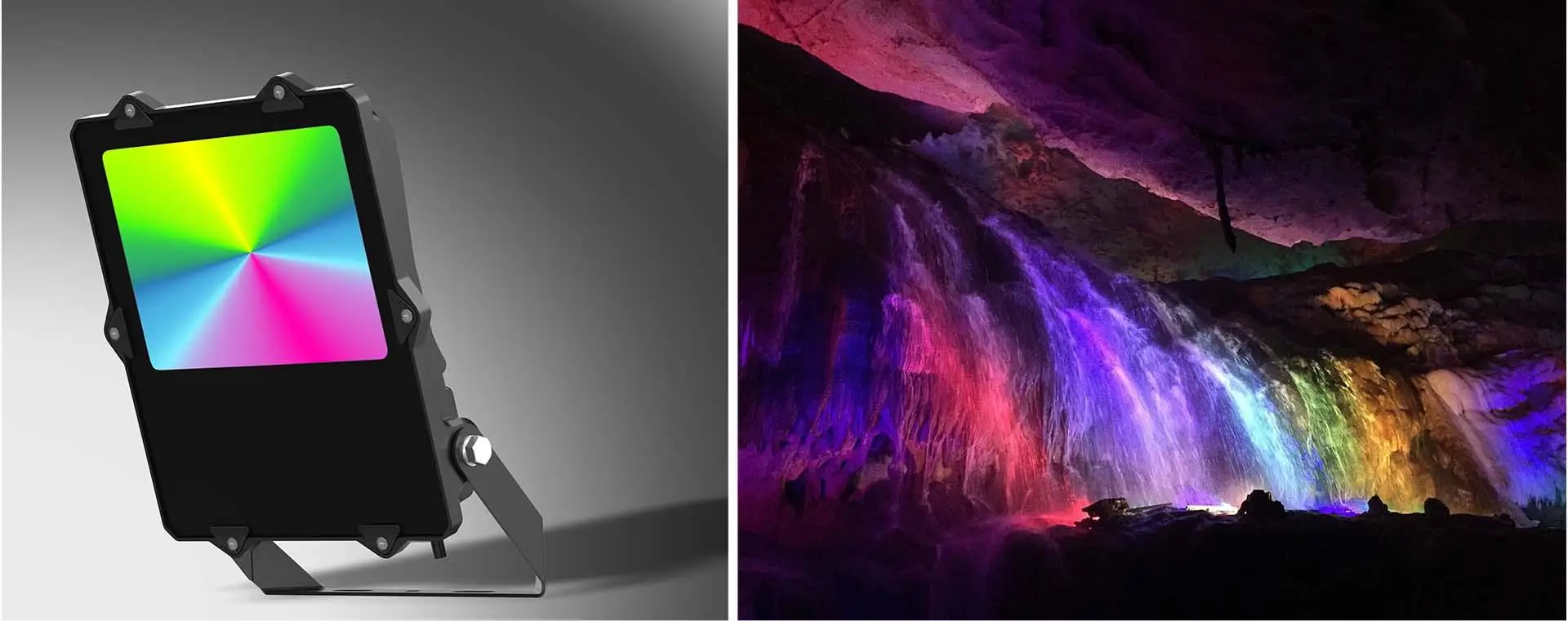 G7 Series RGB LED flood light for colorful landscape lighting