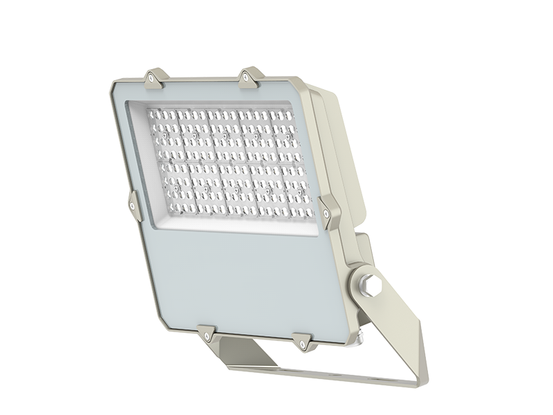 White G8 Series LED flood light with adjustable mounting bracket