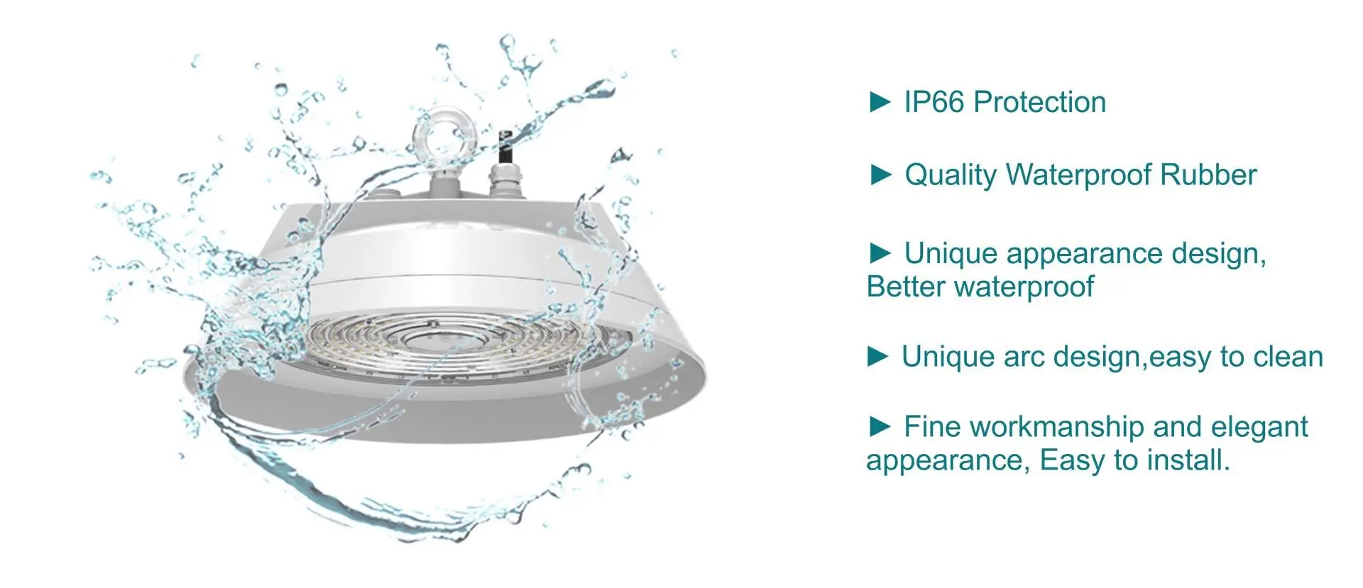 G15 IP66 waterproof and easy-to-clean LED high bay light