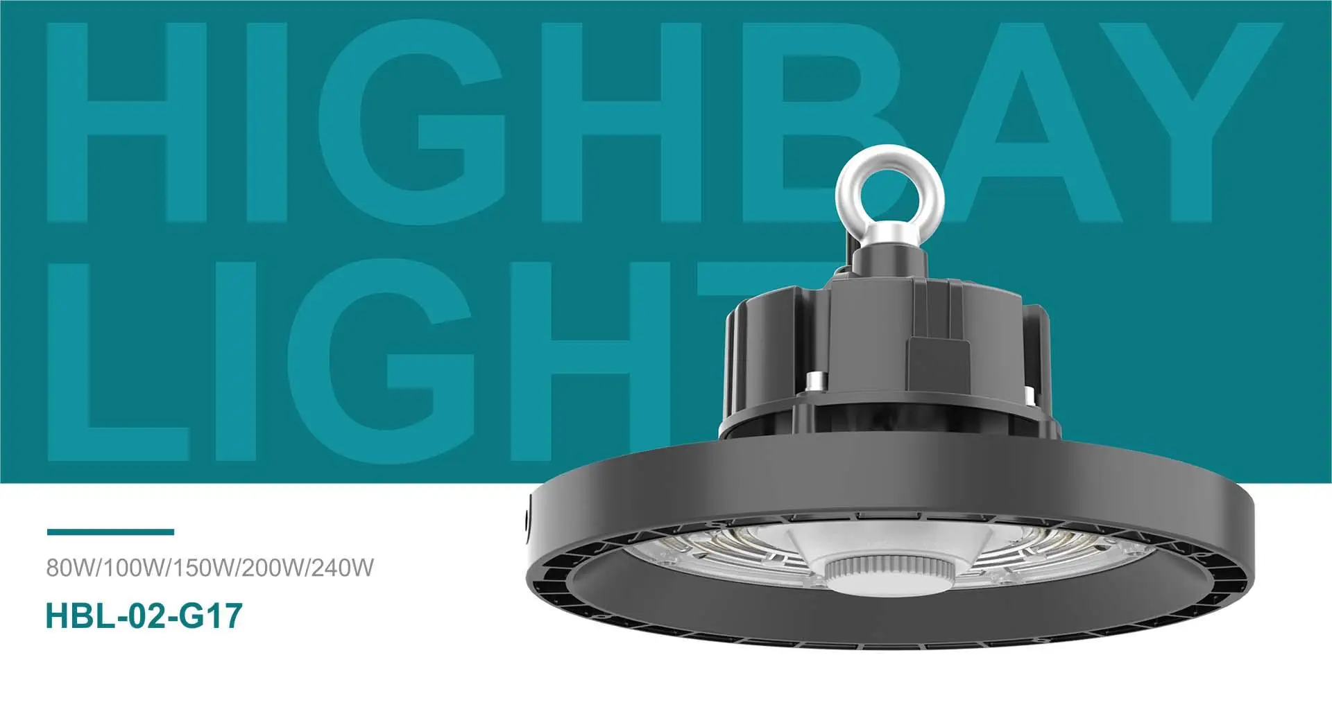 G17 Series 80W to 240W industrial LED high bay light