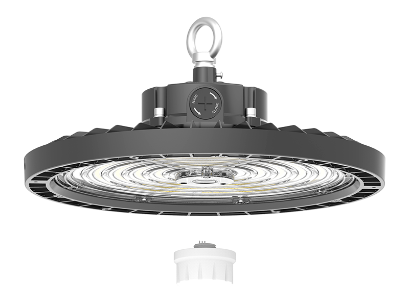 G22 LED high bay light with optional microwave sensor
