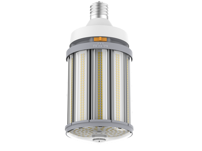 Front view of G24 Series 120W LED high bay corn light