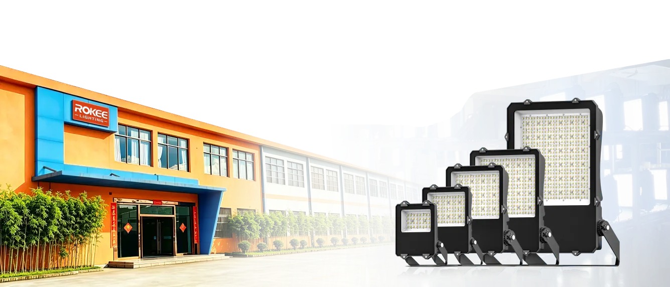 ROKEE industrial LED lighting manufacturer for global projects