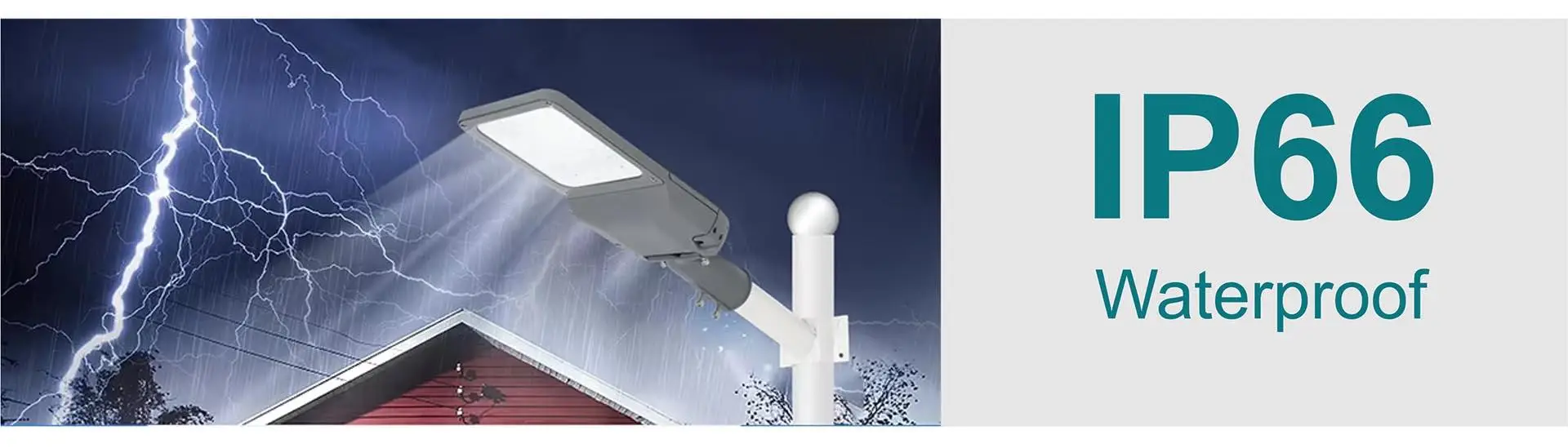 G24 IP66 waterproof LED street light for severe outdoor weather