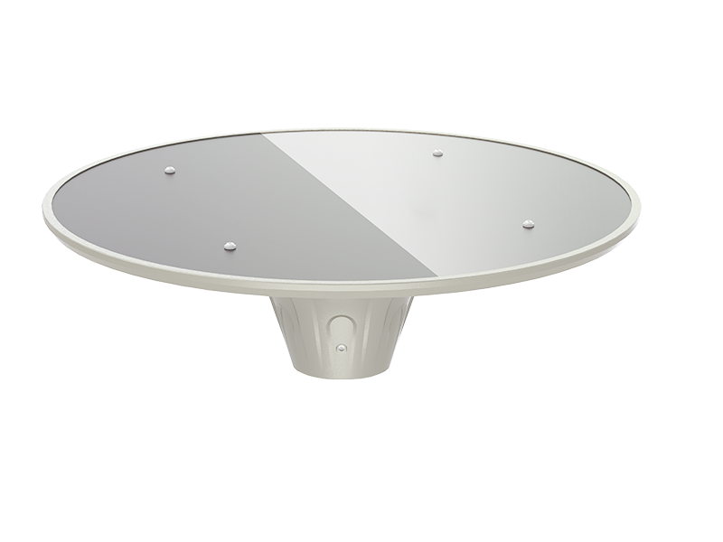 G8 IP66 round LED garden light top and reflector view