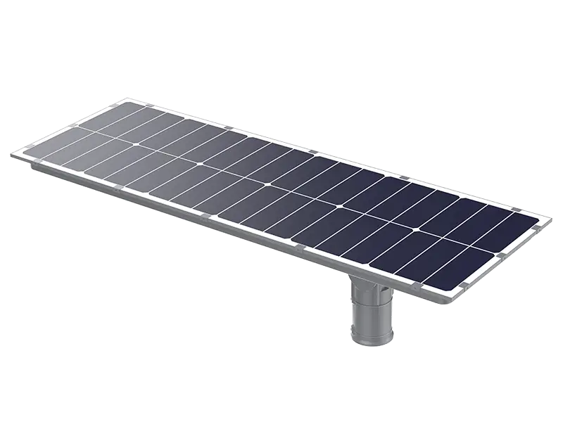 G4 solar LED street light with integrated 110W monocrystalline panel