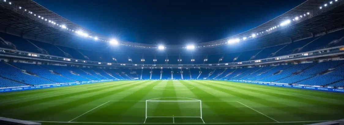 Sports lighting installation in an indoor arena