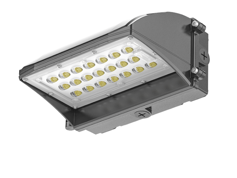 G4 anti-light-pollution LED wall pack light with downward optics